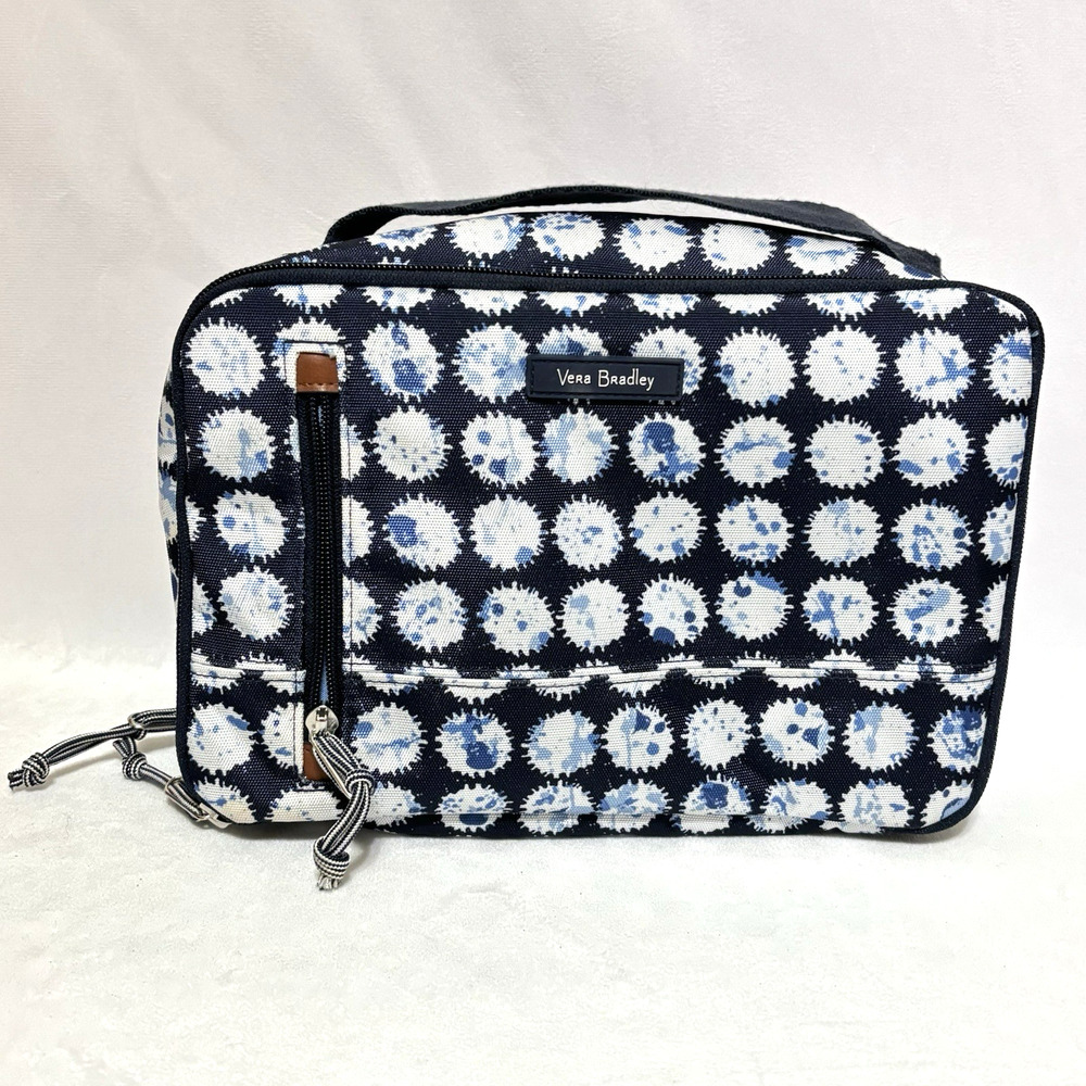 Vera Bradley Blue/White Lighten Up Deluxe Travel Organizer